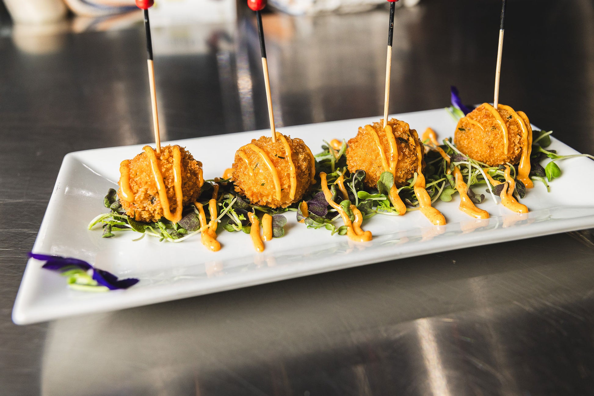CRISPY MAC & CHEESE BITES
