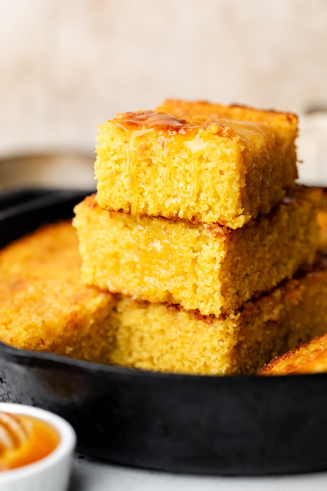 SKILLET HONEY CORNBREAD